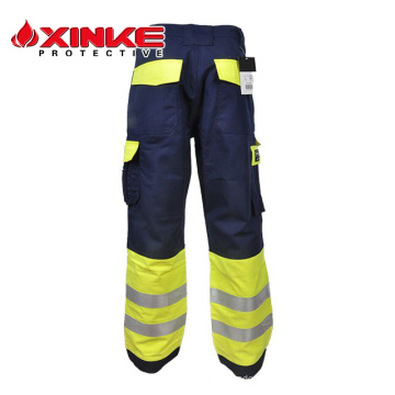 Xinke EN11611 à prova de fogo de segurança por atacado usado carga de trabalho 6 seis calças de bolso